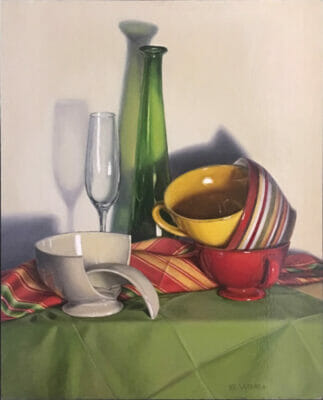 <em>"Broken Bowl"</em>, Oil on Canvas, by Kevin Wyderka