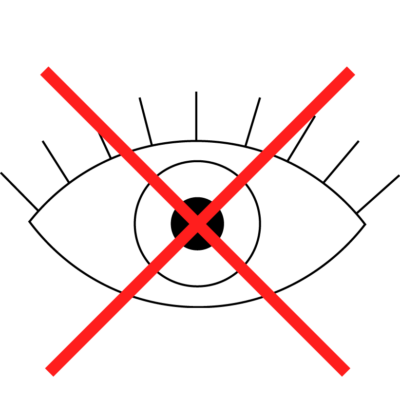 Diagram showing "symbolic" conception of an eye.